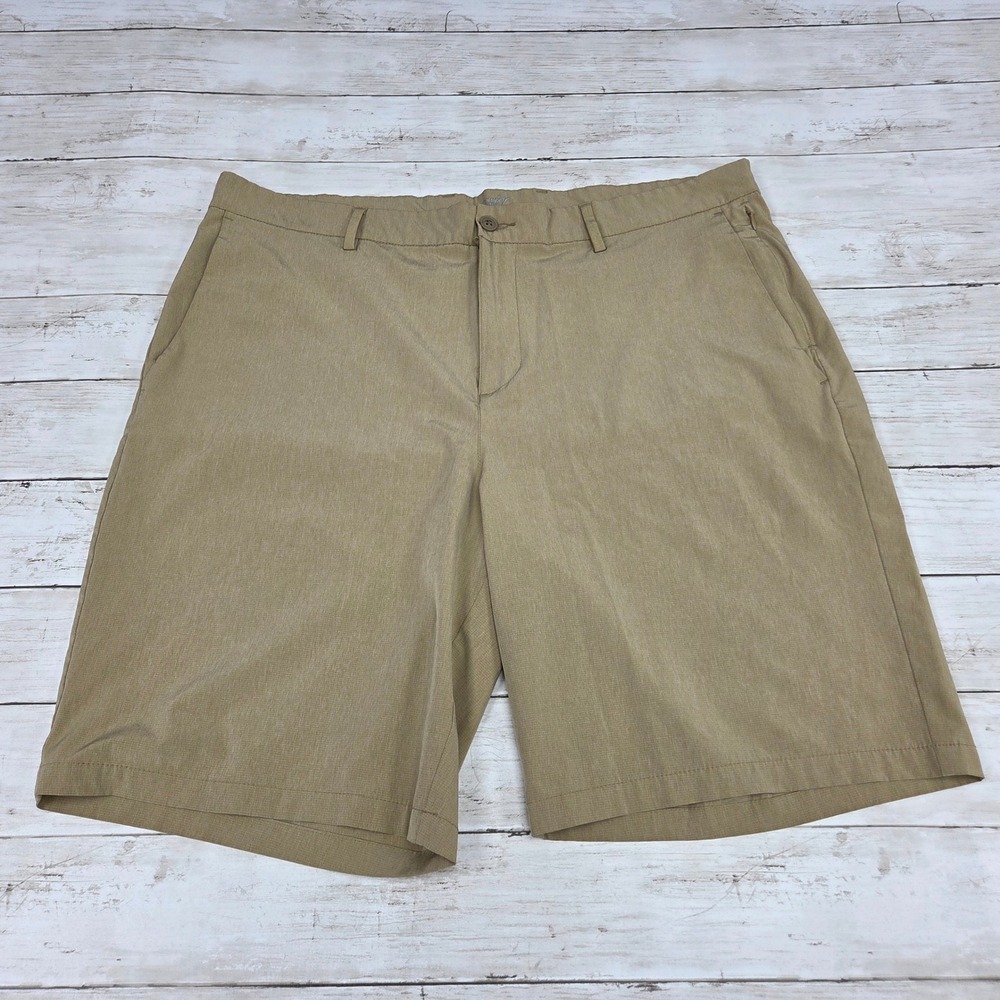 Old Navy Shorts Mens 40 Tan StretchTech Active Golf Hiking Performance Khaki